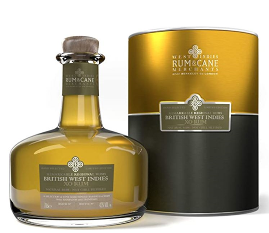 Image sur Rum & Cane Bristish West Indies XO Rum 43° 0.7L